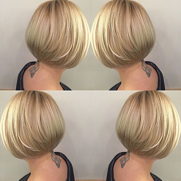 Стрижка Боб каре сзади