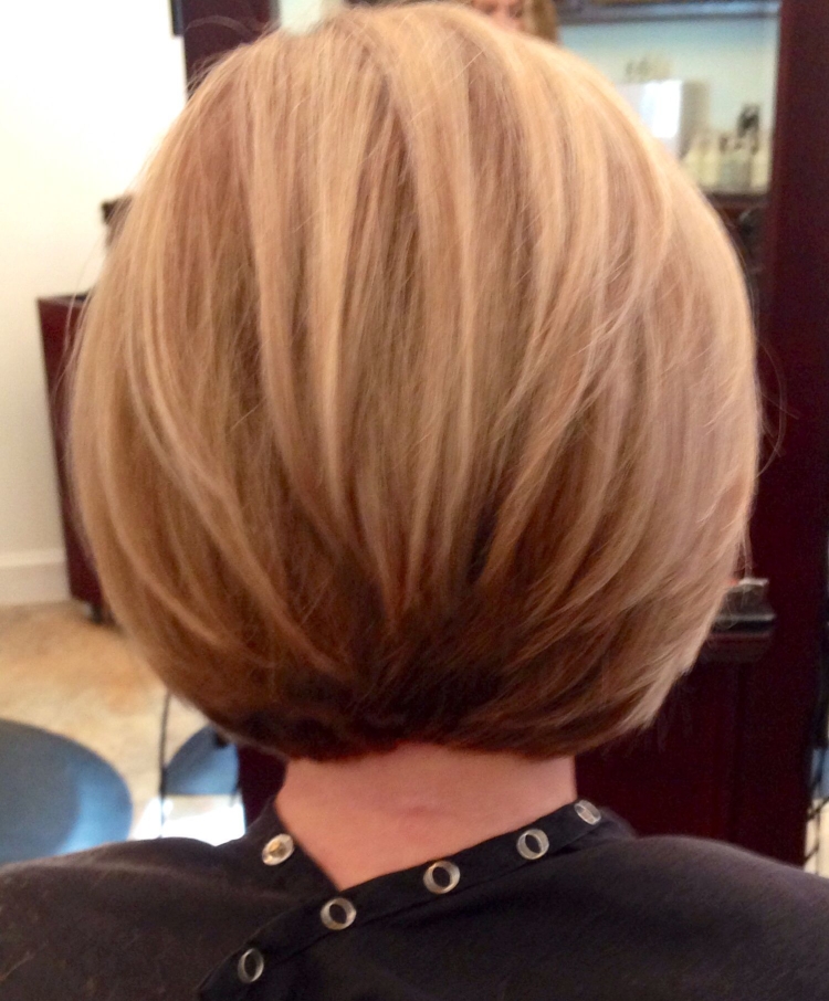 Градуированное каре сзади