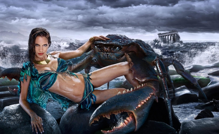 Девушка верхом на Скорпионе