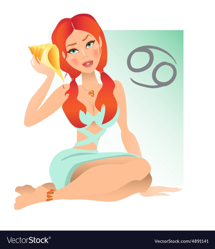 Картинки Зодиак девушка-рак