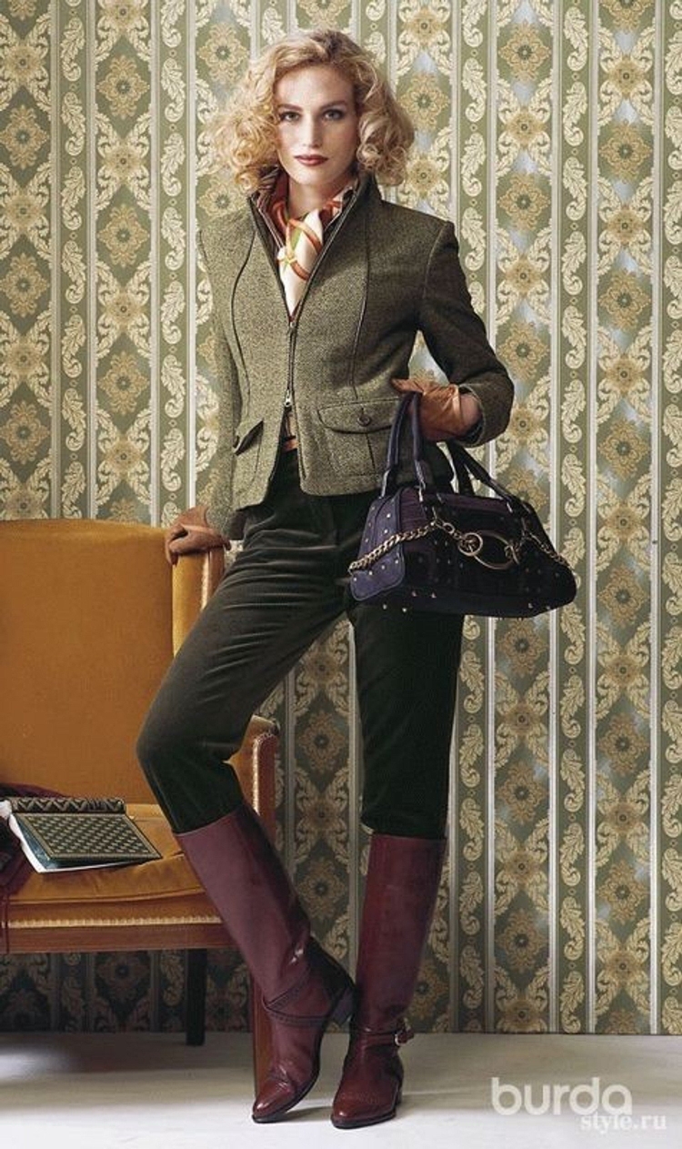 Жакет жокейского стиля