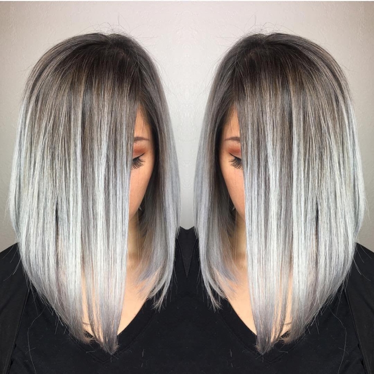 Шатуш балаяж блонд каре