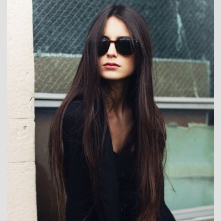 Оттенок Божоле на волосах