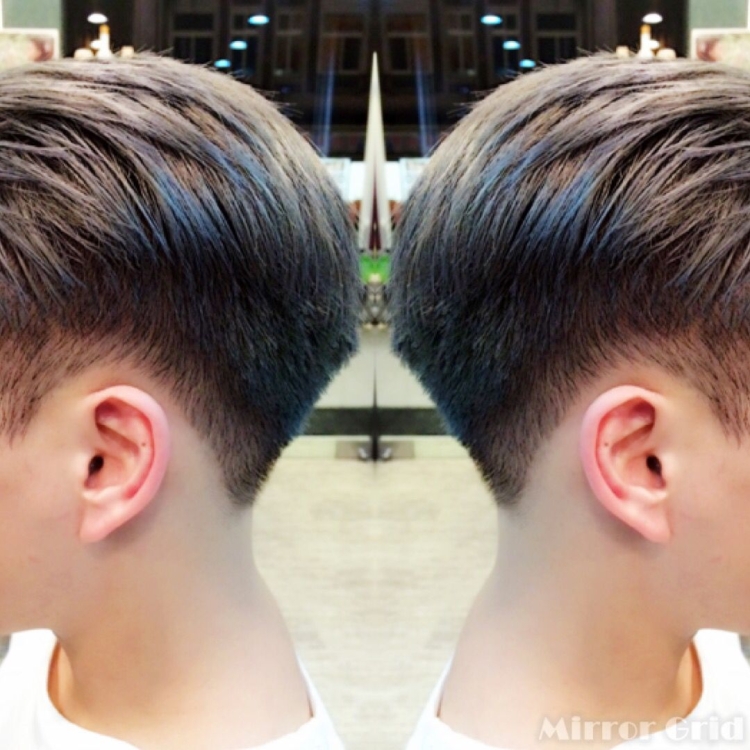 Стрижка для подростка сзади