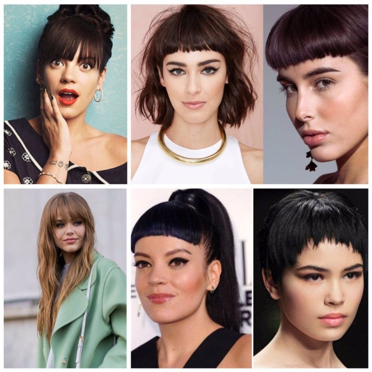 Прическа с укороченной челкой