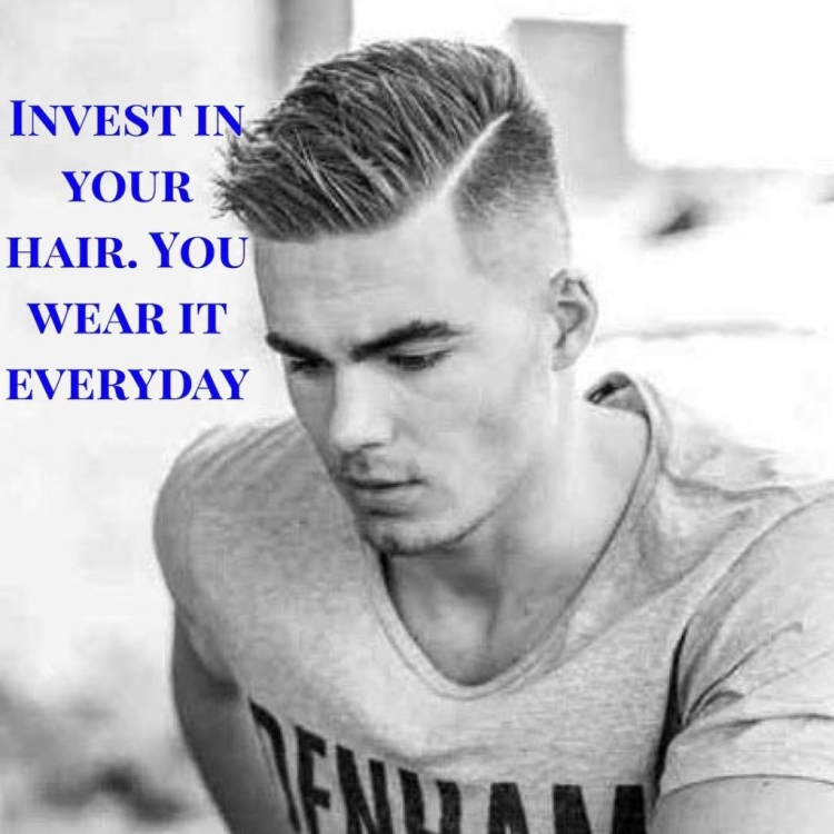 Мужские прически с пробором