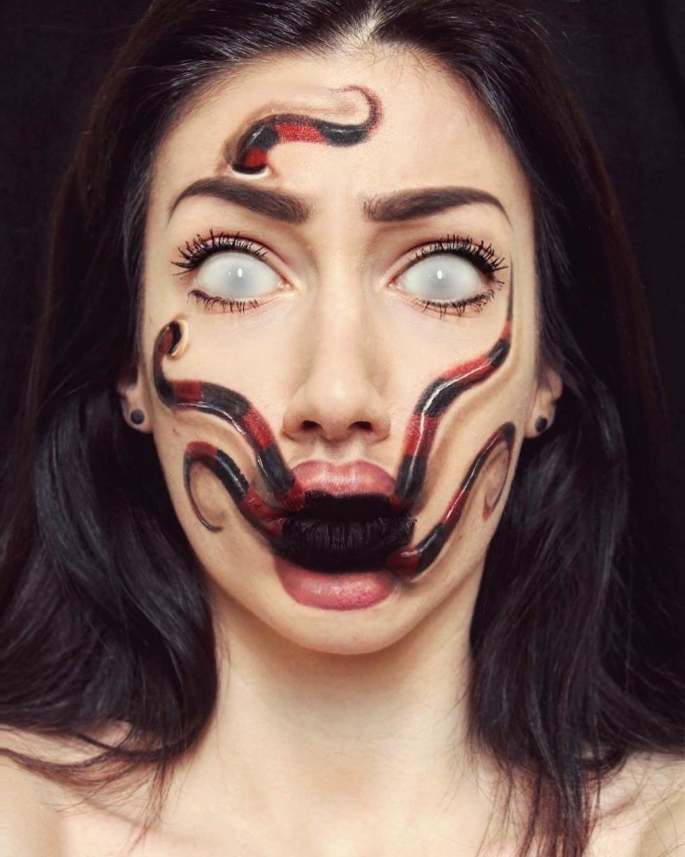 Грим на лице