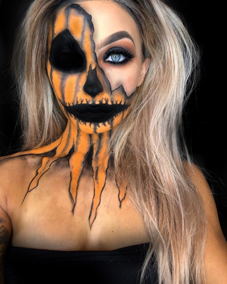 Макияж на Хэллоуин для девушек