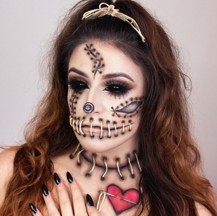 Креативный макияж на Хэллоуин