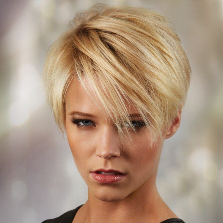 Пикси-Боб стрижка короткая на тонкие волосы