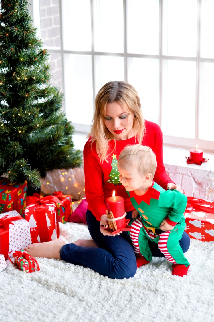 Новогодняя фотосессия семейная