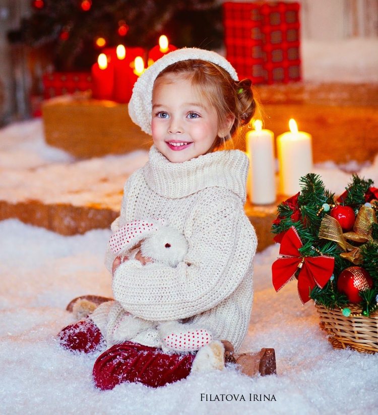 Фотосессия новый год дети