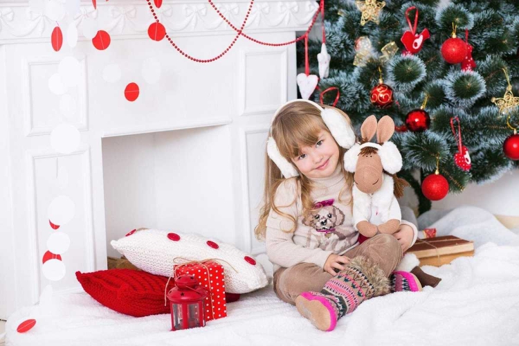 Детская Новогодняя фотосессия в студии