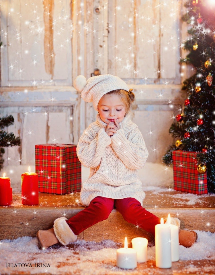 Новогодняя фотосессия с малышом