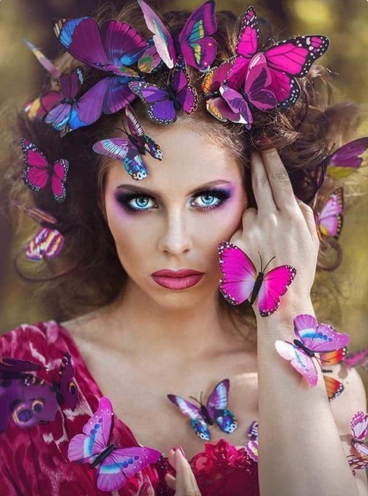 Фантазийный макияж Весна