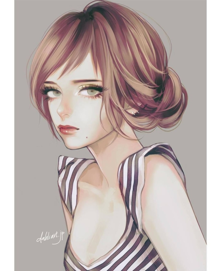 Арты с короткими волосами