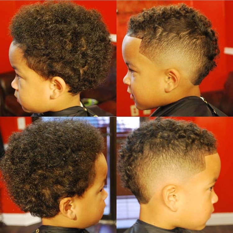 Стрижка на кудрявые волосы ребенку мальчику