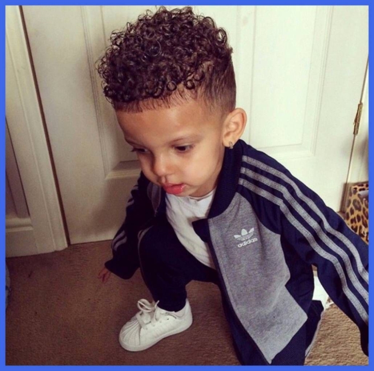 Детские стрижки для кучерявых детей модные