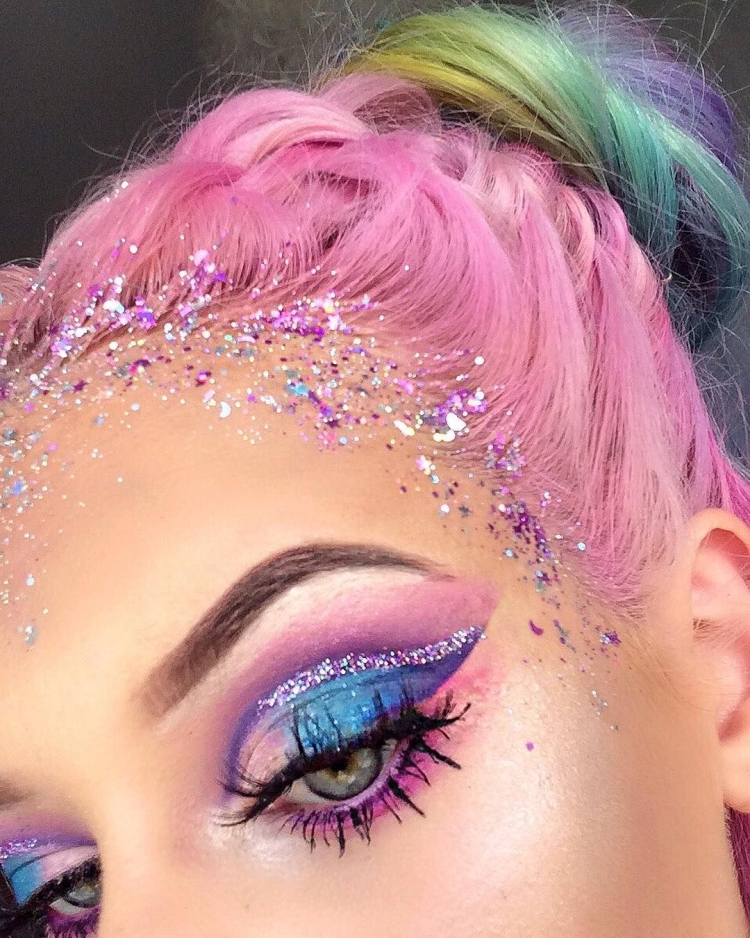 Самый красивый макияж Радужный