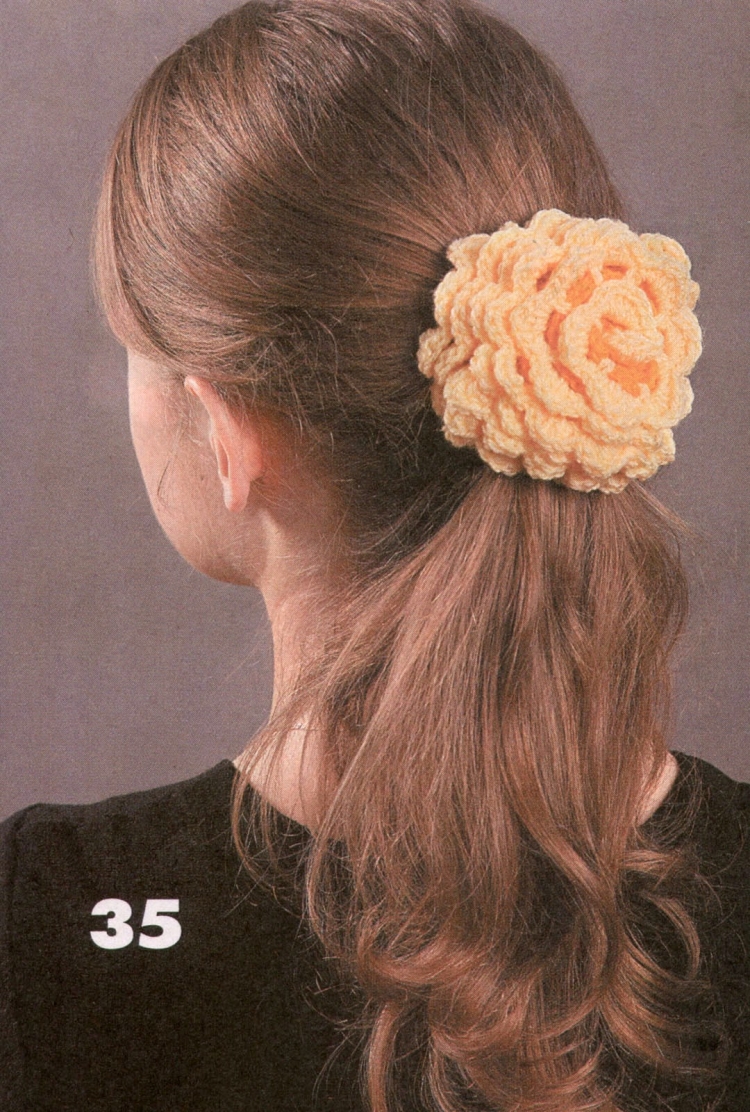 Вязаные резинки для волос