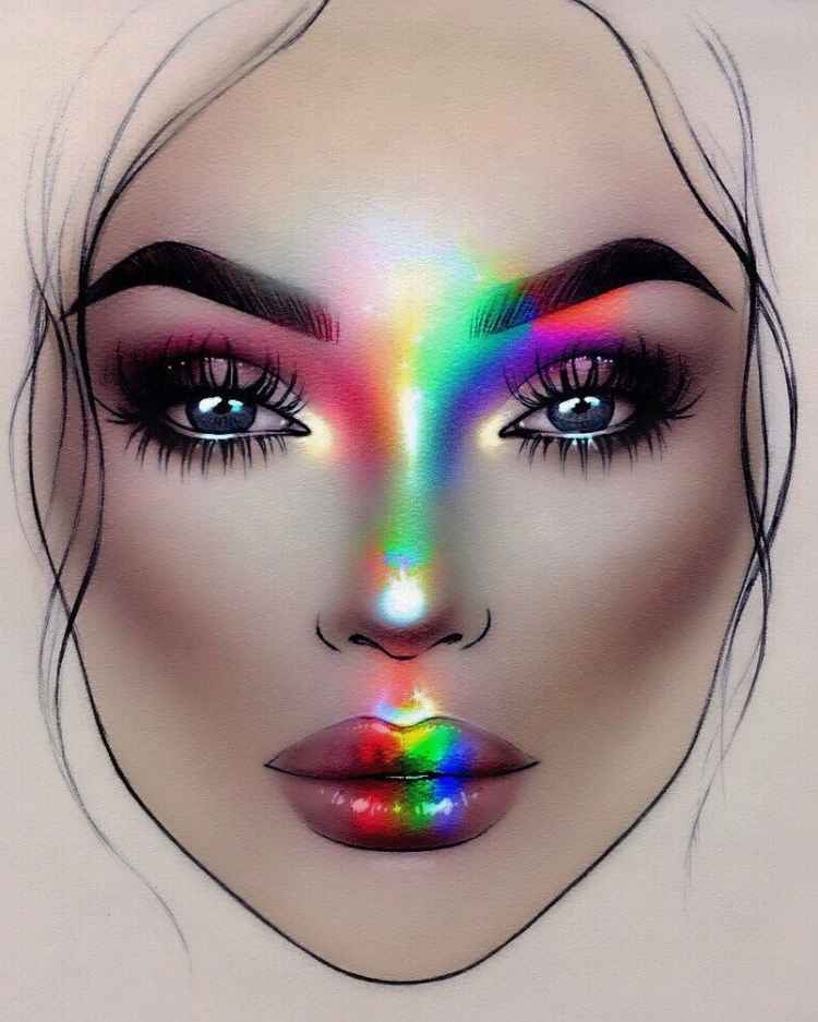 Макияж рисунок