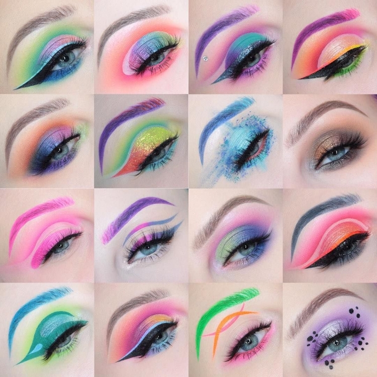 Необычный макияж глаз пошагово