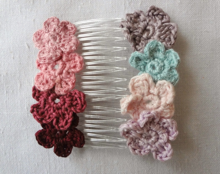 Стильная заколка крючком