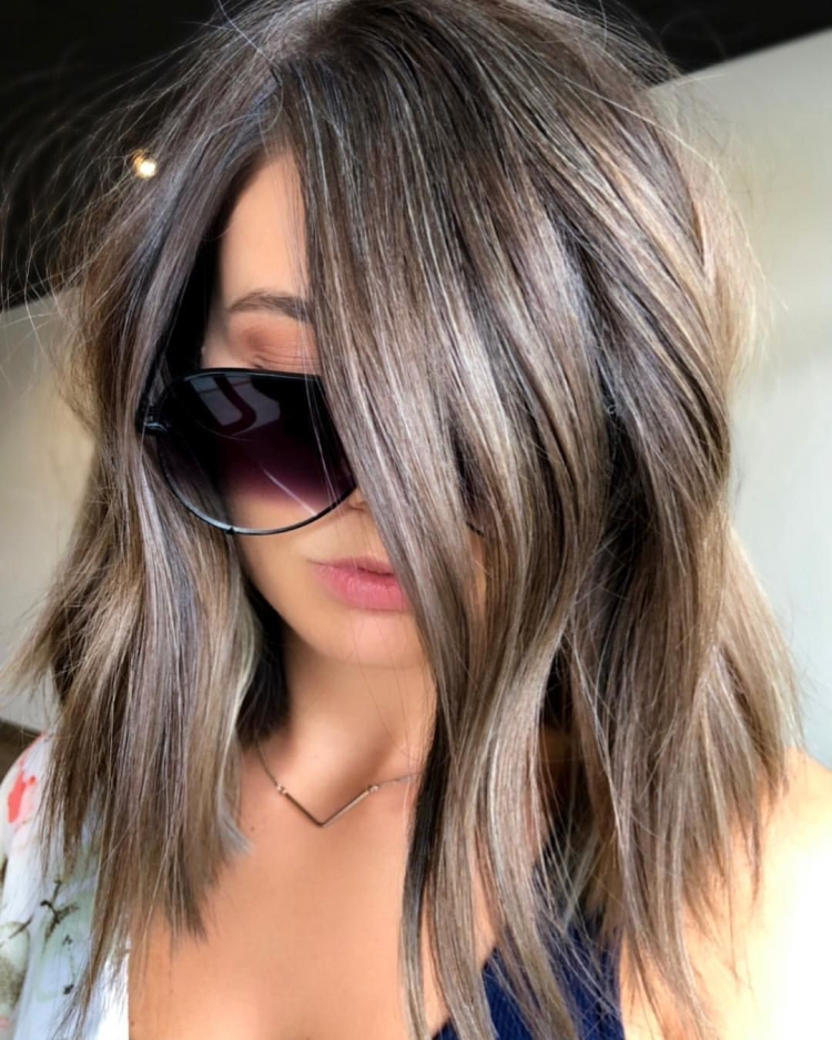 Сложное окрашивание для брюнеток