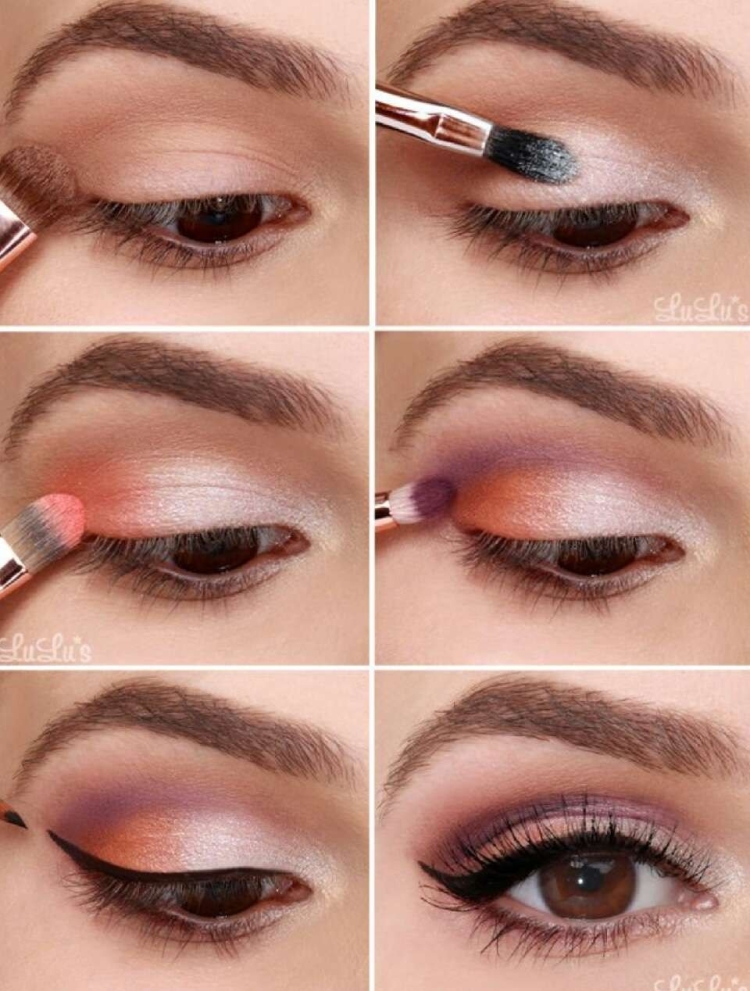 Мейкап для карих глаз