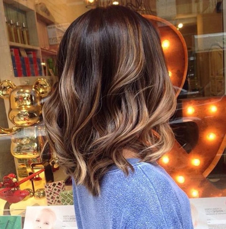 Балаяж карамель каре