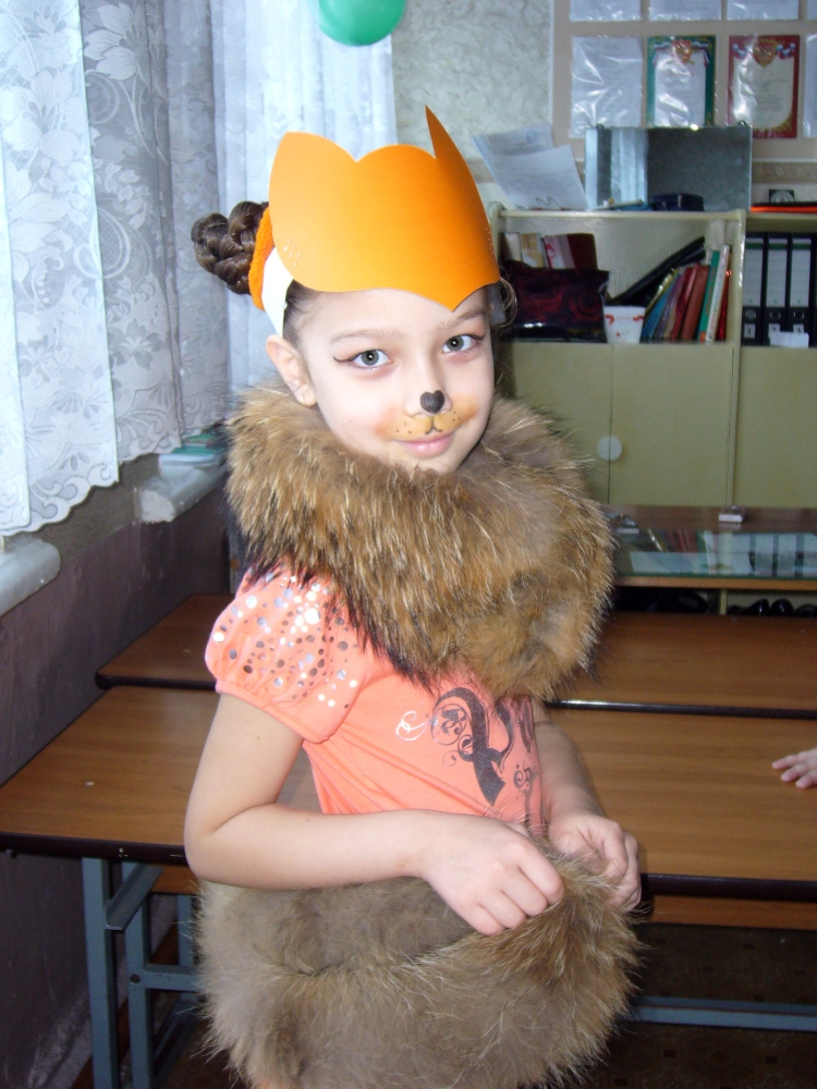Грим лисы на утренник в детском саду