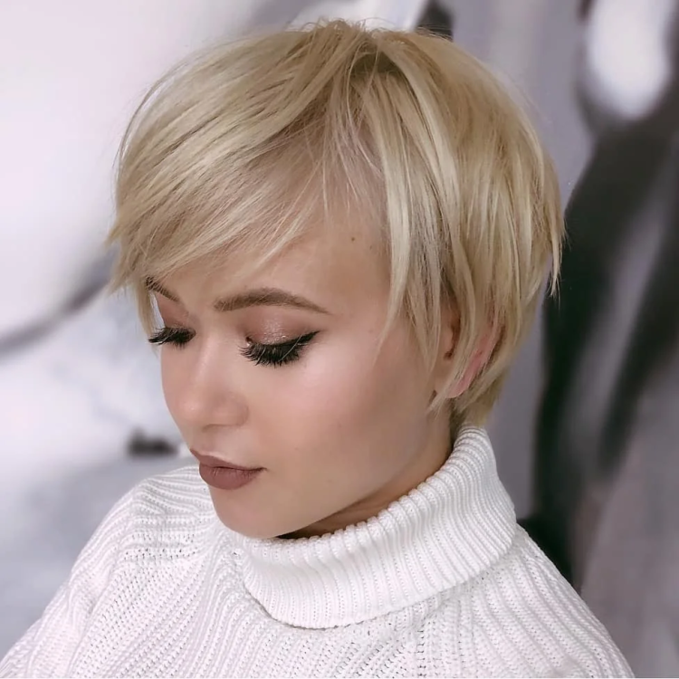 Короткая стрижка на жидкие тонкие волосы