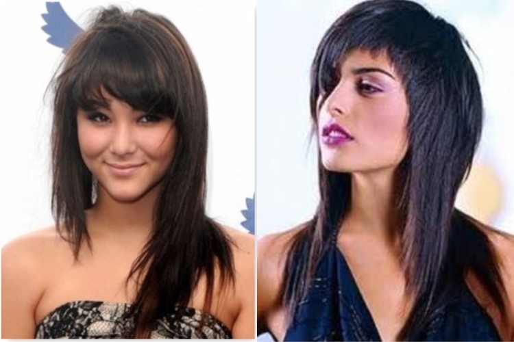 Челка ласточкин хвост