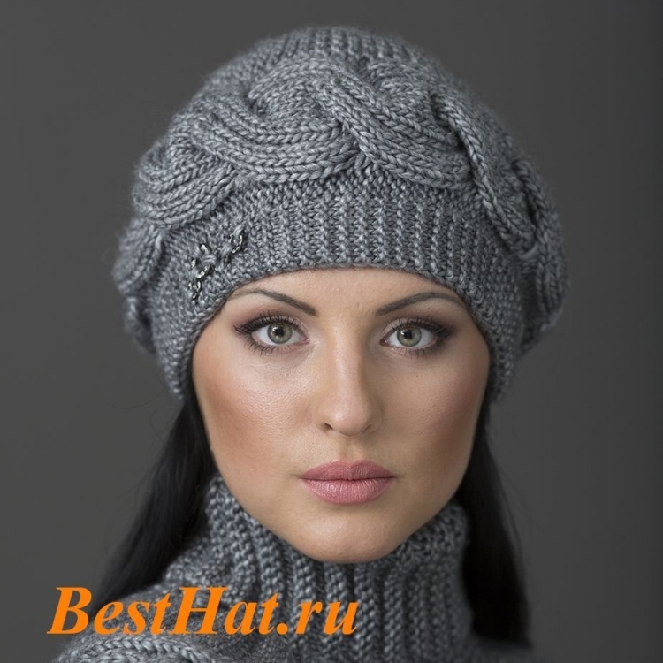Вязаные шапки для женщин