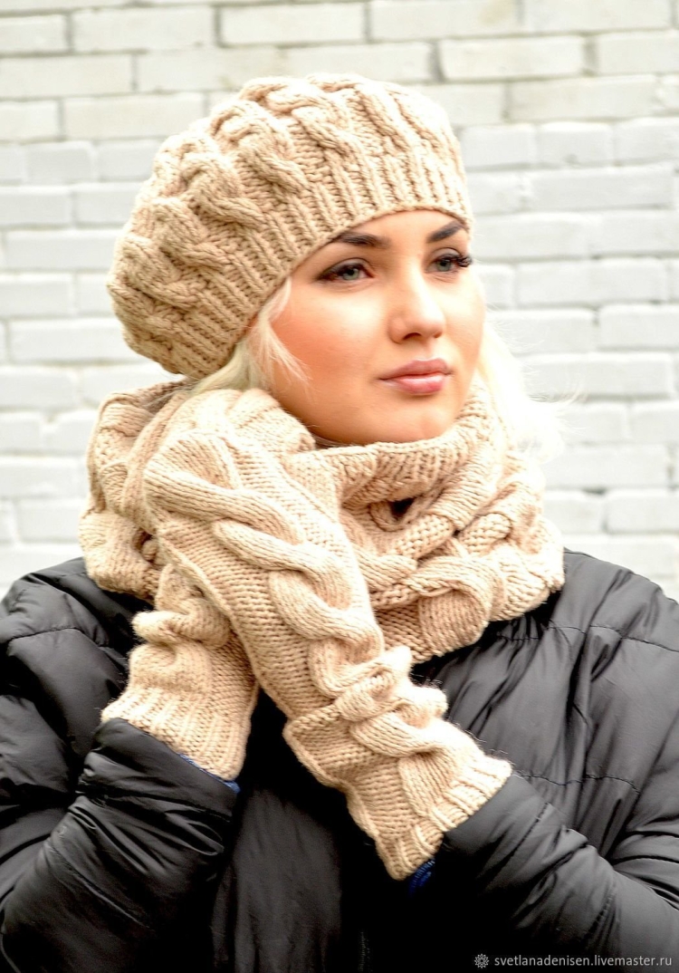 Объемные шапки для женщин