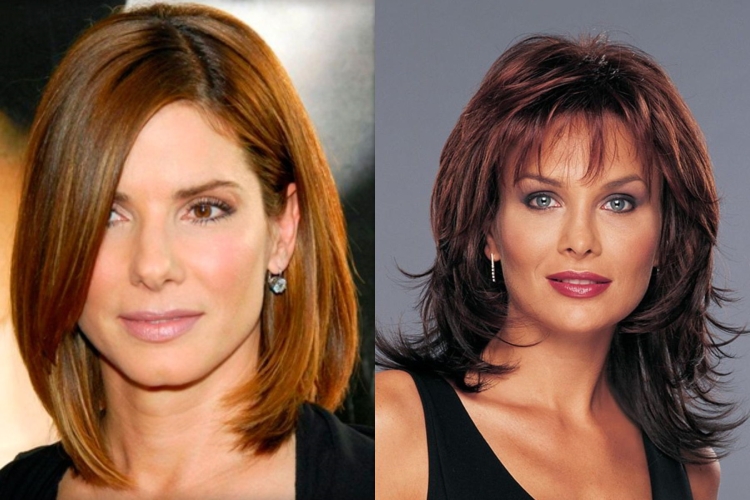 Стрижктна средние волосы для женщин