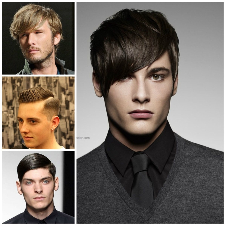 Причёски для треугольного лица мужские