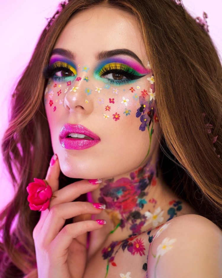 Макияж в сладком стиле