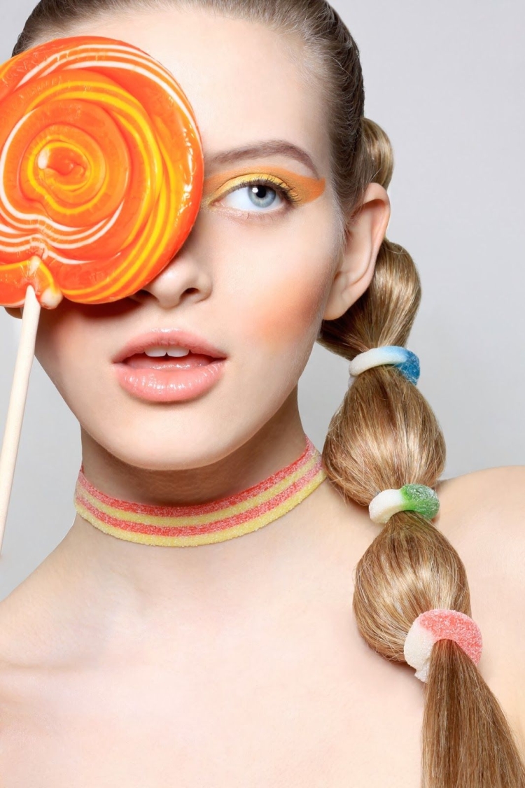 Конфетный макияж