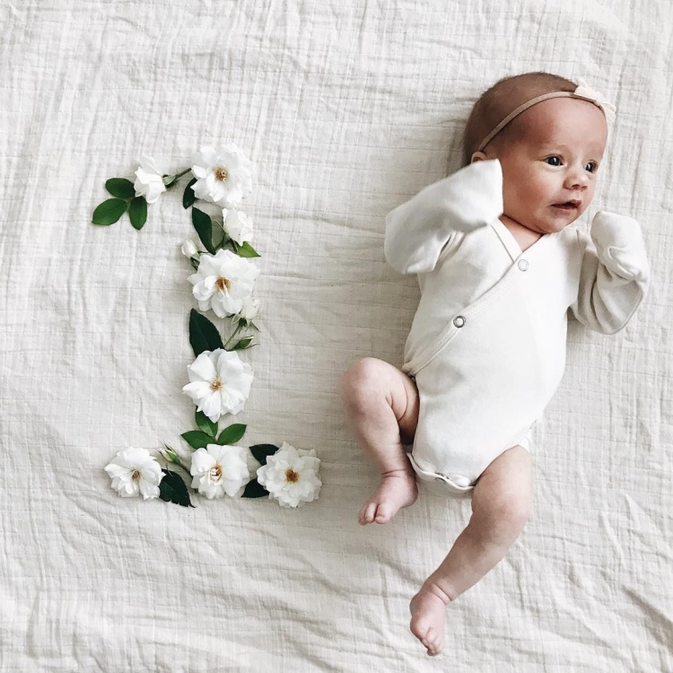 Фотосессия по месяцам малыша