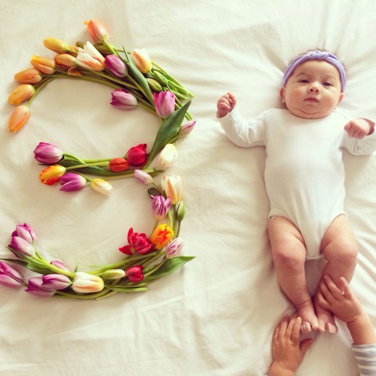 Фотосессия по месяцам малыша