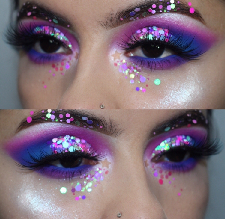 Неюдово конфетный макияж глаз