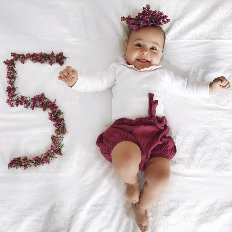 Фотосессия в 5 месяцев ребенка