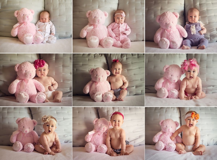 Фотосессия Малаш по месяцам