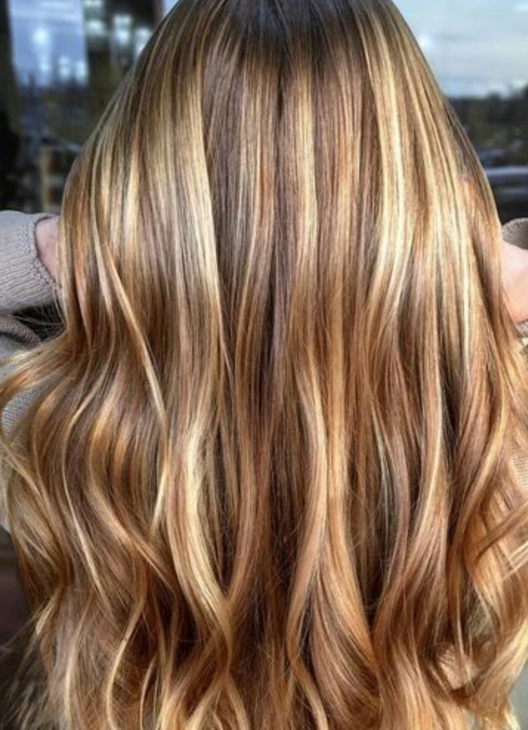 Балаяж колорирование + тонирование