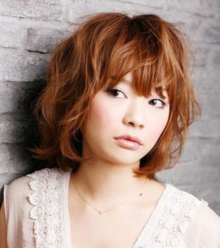 Прически для азиатского круглого лица