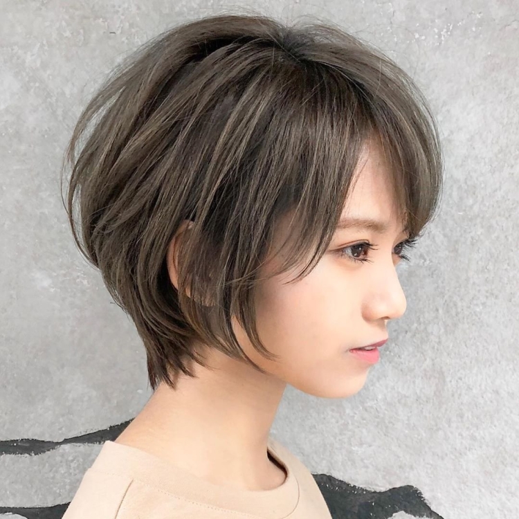 Пикси Боб стрижка женская корейская