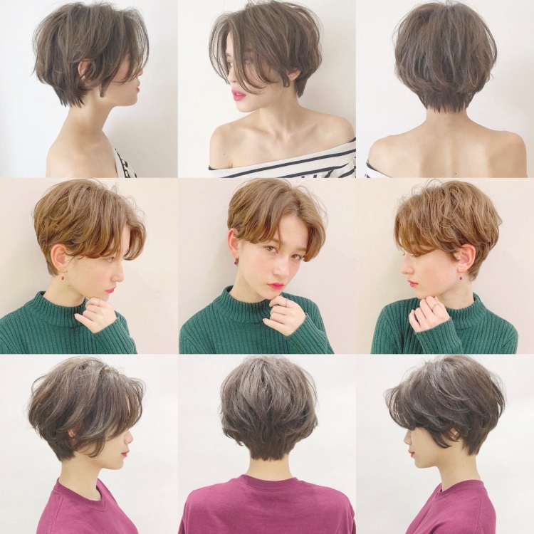 Корейская Пикси стрижка Томбой