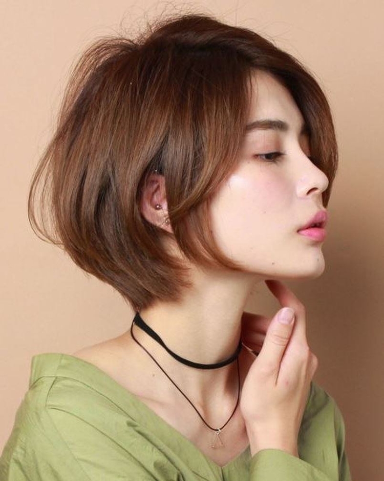 Korean short Hairstyle Боб