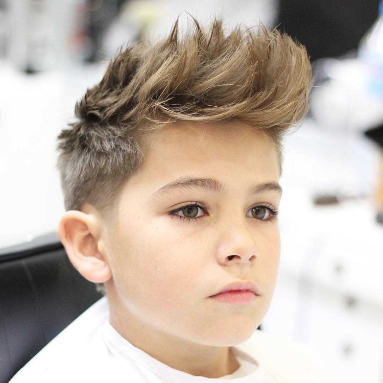 Стрижка для мальчика 10 лет